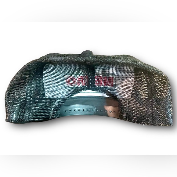 Vintage Black Corduroy Mesh Metro Hat. - Picture 2 of 3